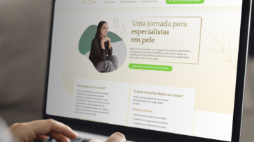 Working on a web template on the laptop