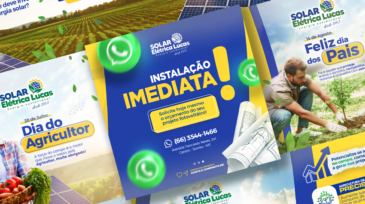 Pixel - Portfolio - Redes sociais - Solar Elétrica Lucas